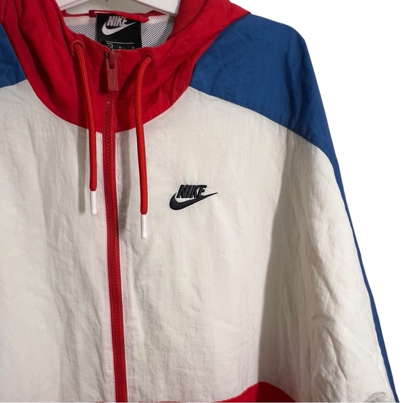 Nike Vintage Athletic Sportswear Wind Breaker Hooded - Picture 7 of 16